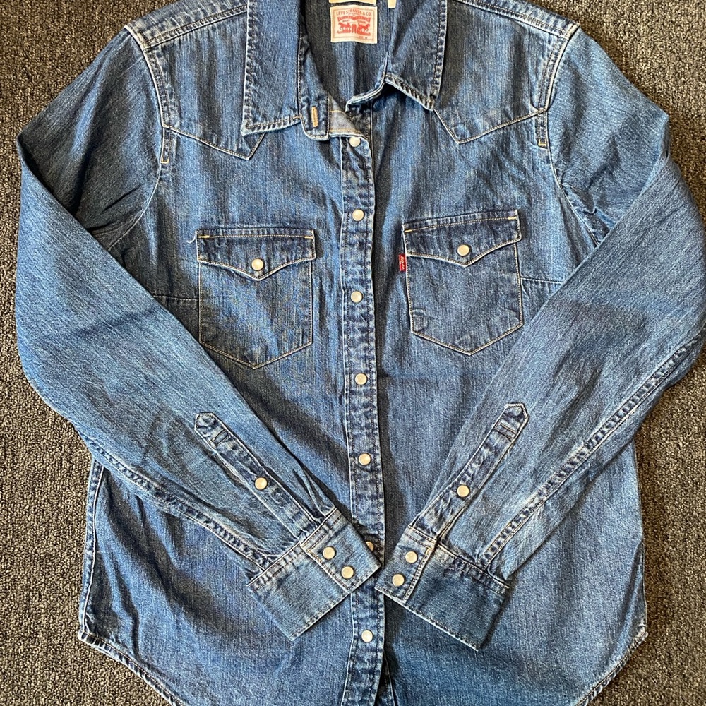 Levi's Classic Fit Blue Denim Shirt
